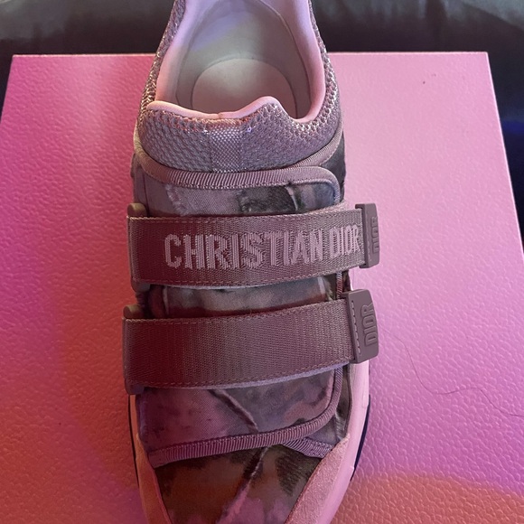 Christian Dior sneakers D-Wander style, wore once color denim blue size 38.5 - Picture 2 of 13